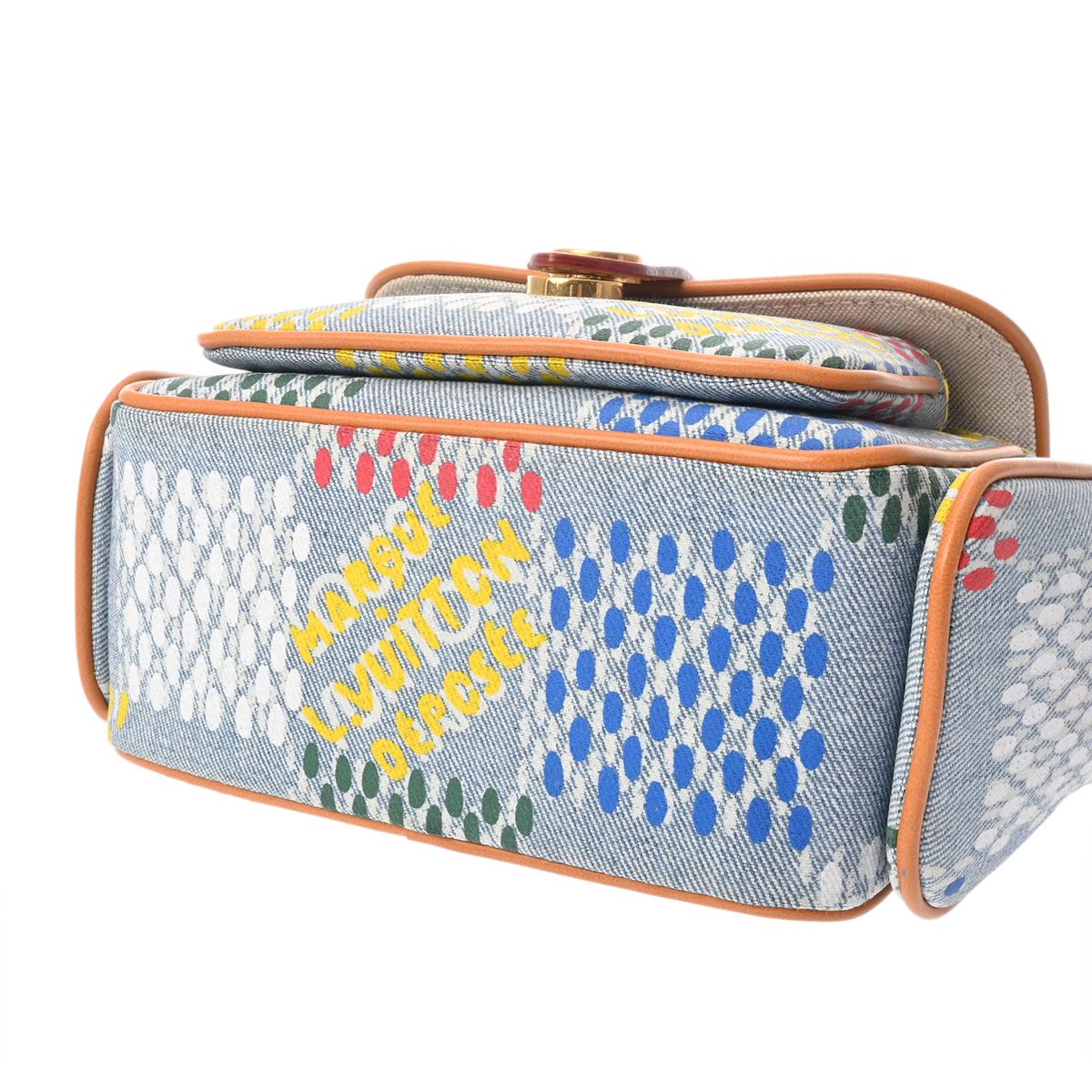 ルイヴィトン LOUIS VUITTON ショルダーバッグ カーゴ ウェアラブル ウォレット カーフ LV バーズ ダミエ デニム マルチカラー ゴールド金具 デニム 2025SS N00134 不明 【保存袋】【中古】 ik-00-0662358-1.jpg