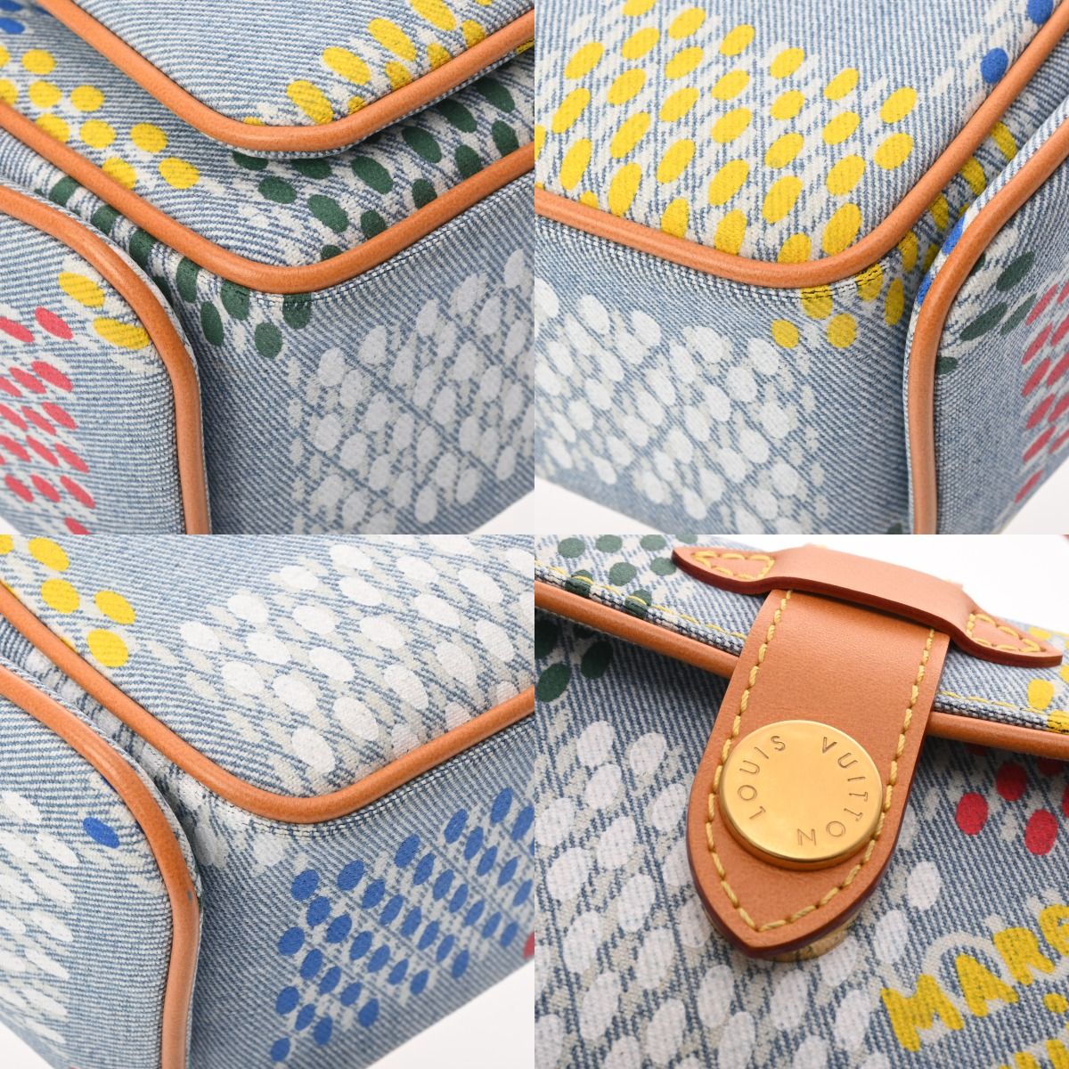 ルイヴィトン LOUIS VUITTON ショルダーバッグ カーゴ ウェアラブル ウォレット カーフ LV バーズ ダミエ デニム マルチカラー ゴールド金具 デニム 2025SS N00134 不明 【保存袋】【中古】 ik-00-0662358-1.jpg
