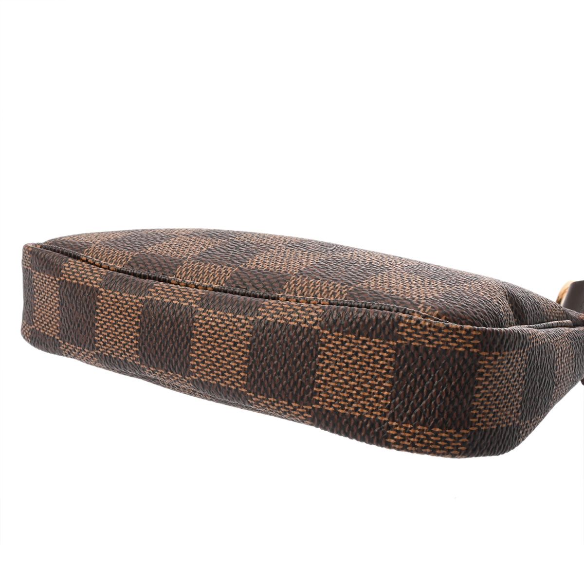 ダミエ・ポーチ ブラウン　バッグの付属品 LOUIS VUITTON ルイヴィトン ダミエ ミニ アクセサリーポーチ ブラウン