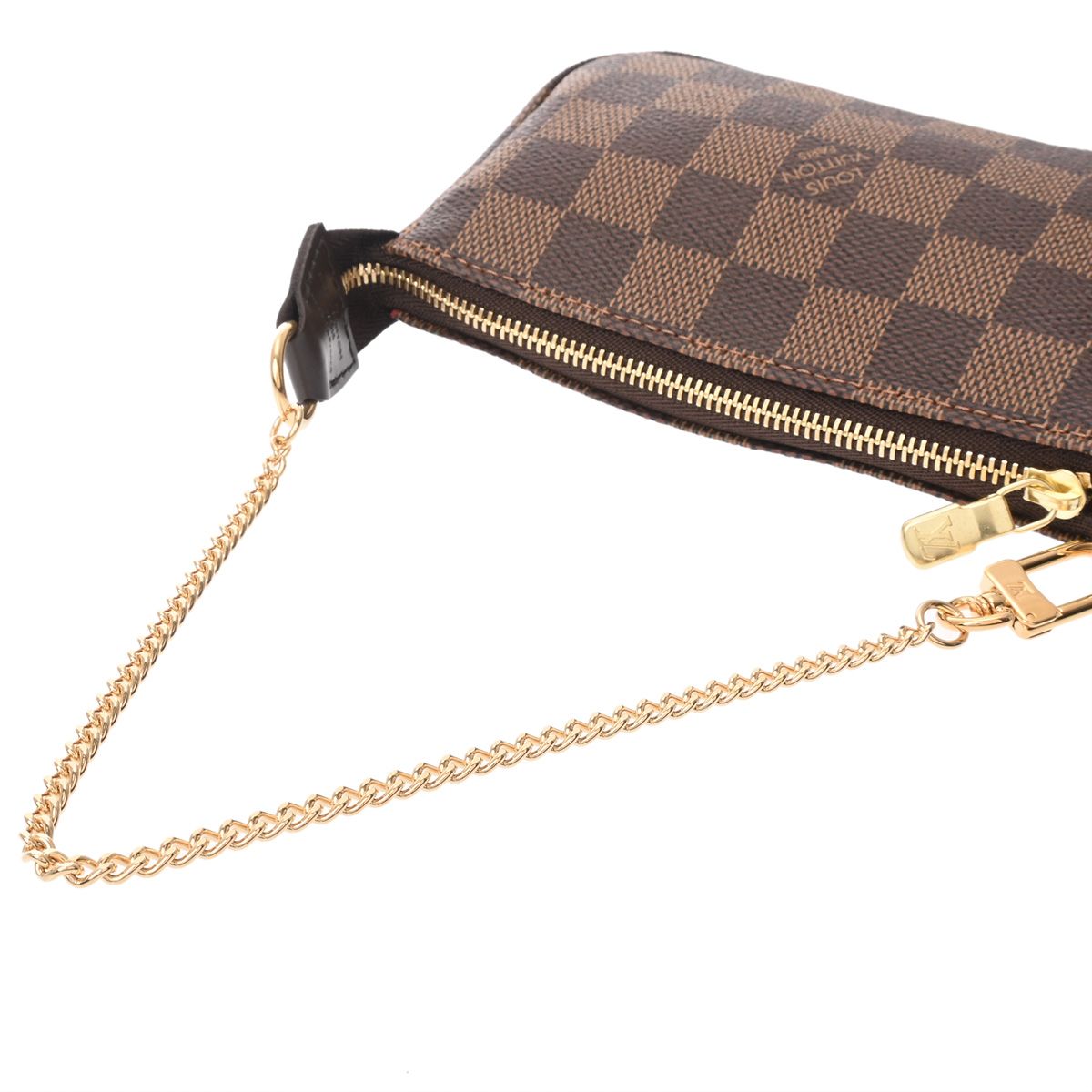 【よる】ダミエ・キャンバス ラウンドポーチ よる】ダミエ・キャンバス ラウンドポーチ ダミエ・キャンバス