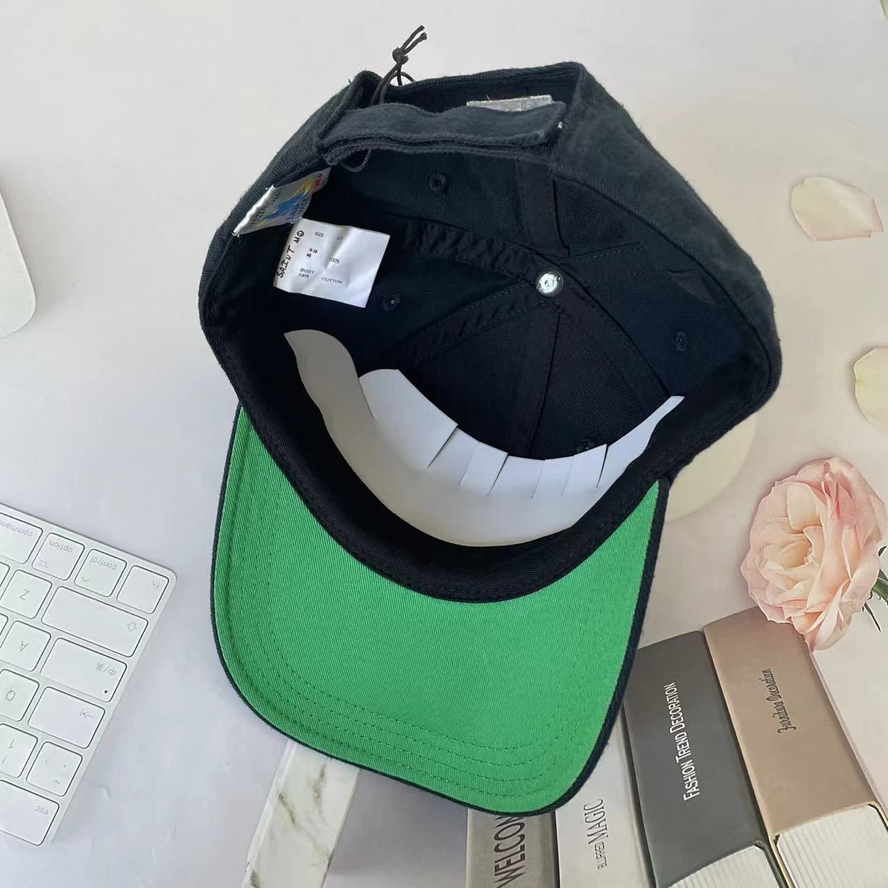 新品 SAINT MICHAEL (セントマイケル) 24SS SMX6 CAP ロゴ刺繍