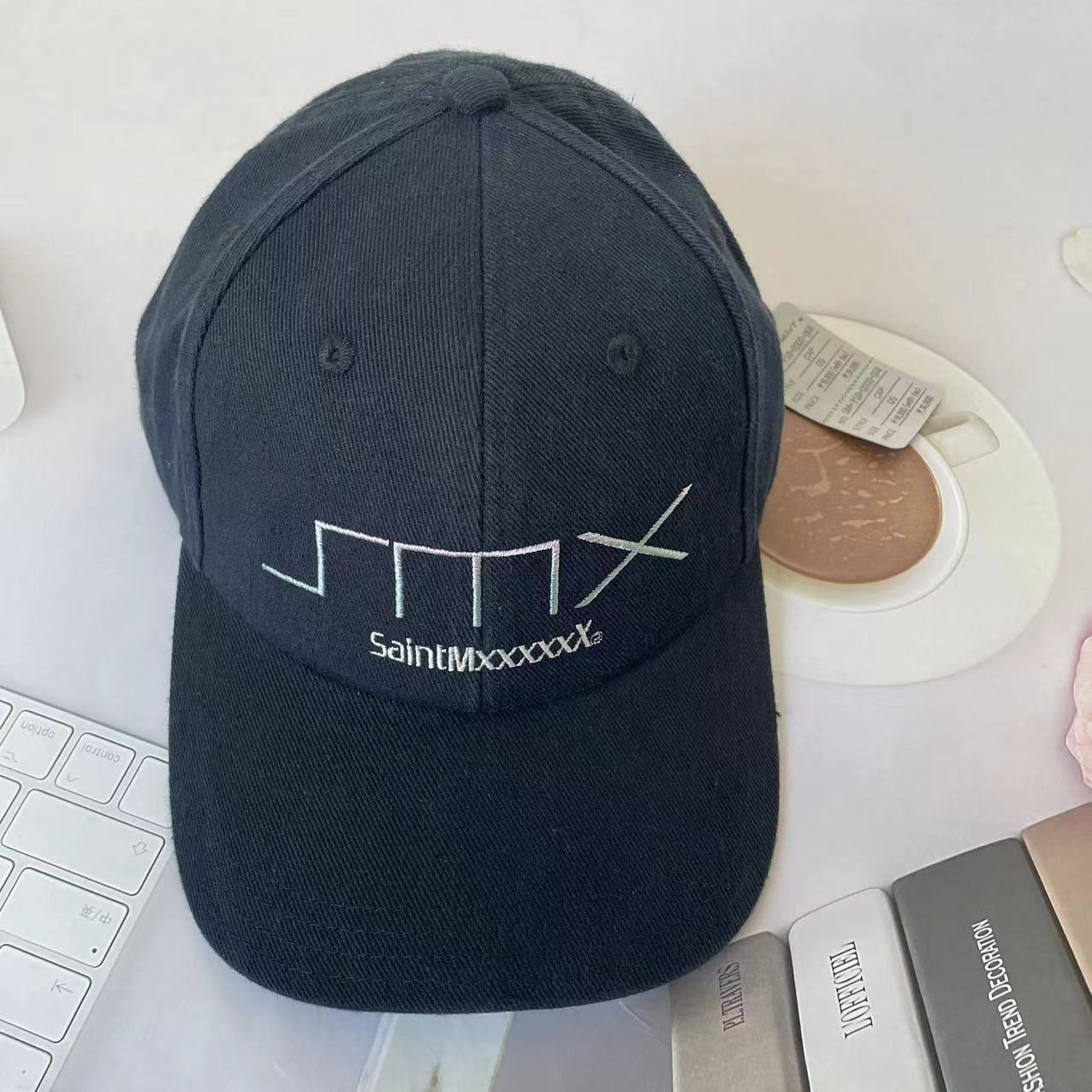 新品 SAINT MICHAEL (セントマイケル) 24SS SMX6 CAP ロゴ刺繍