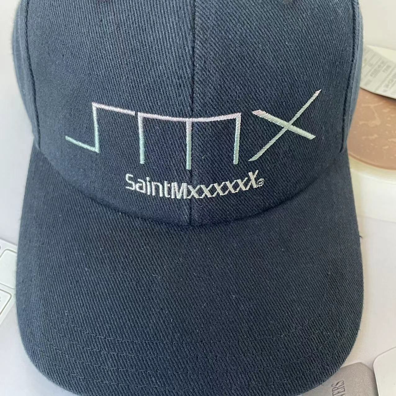 新品 SAINT MICHAEL (セントマイケル) 24SS SMX6 CAP ロゴ刺繍