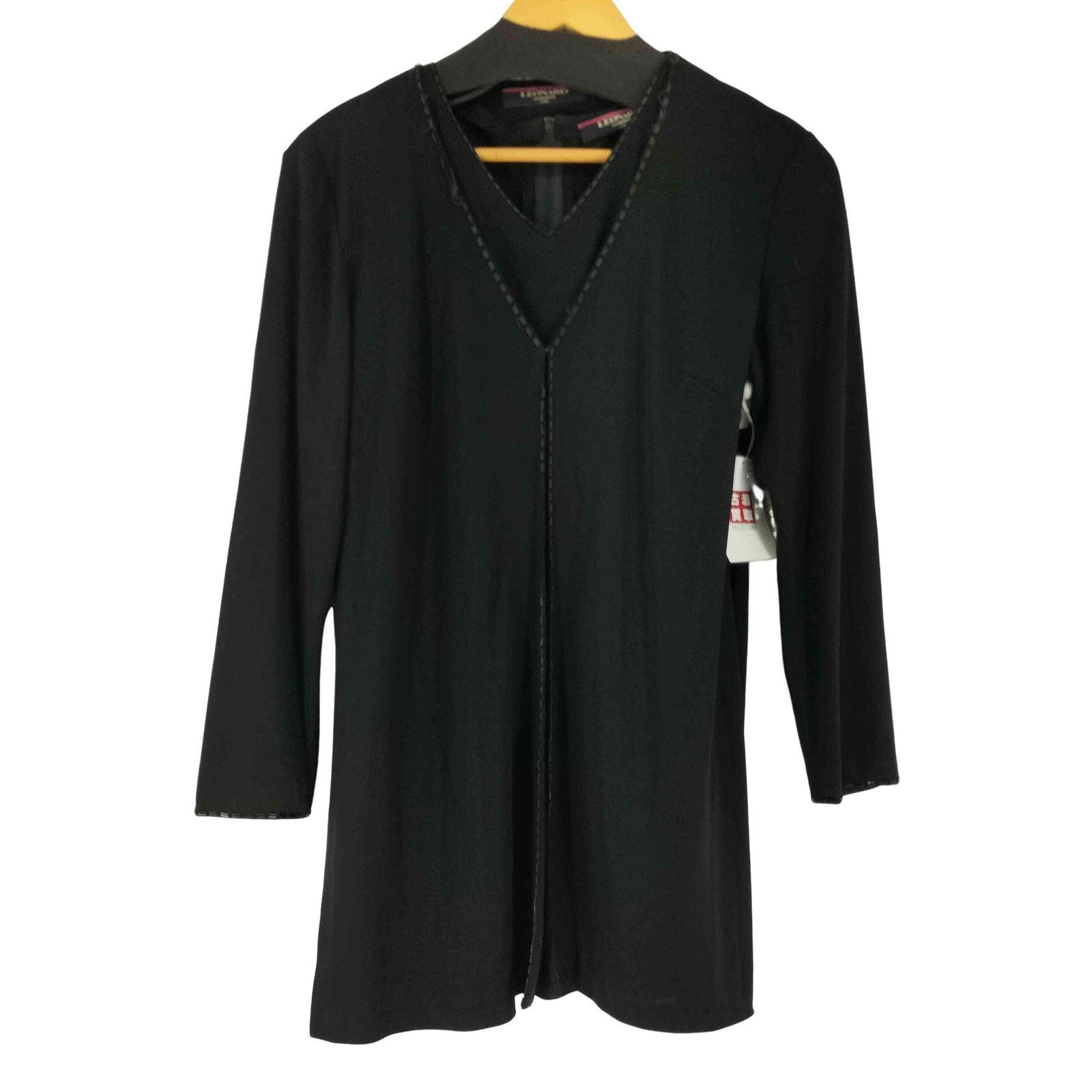 レオナール LEONARD ビジューデザイン アンサンブルカーディガン