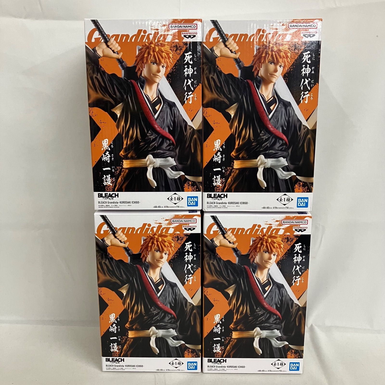 BLEACH Grandista 黒崎一護　 薬屋のひとりごと フィギュア 猫猫 未開封 BLEACH Grandista 黒崎一護 フィギュア 4個セット SFQ687 c101