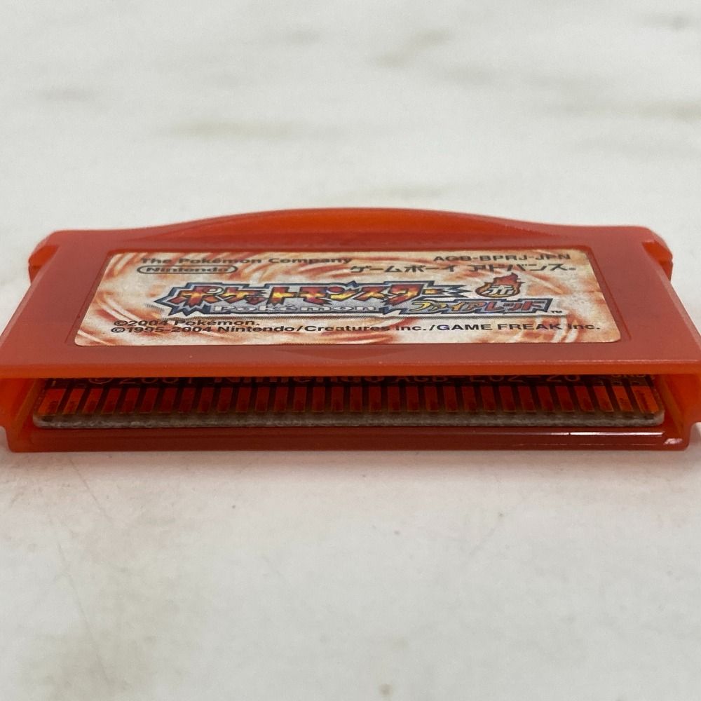02w21641 ゲームボーイアドバンス ポケットモンスター 赤 ファイア