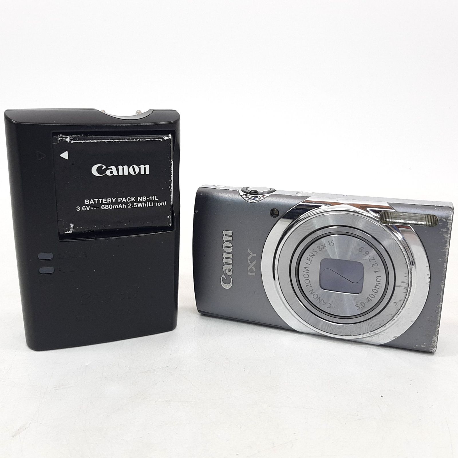 ジャンク 】Canon キヤノン IXY130 イクシー グレー コンパクト