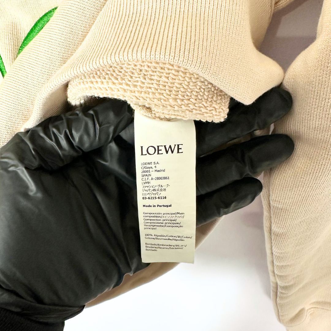 極美品】Loewe アナグラム エンブロイダリースウェットトレーナー