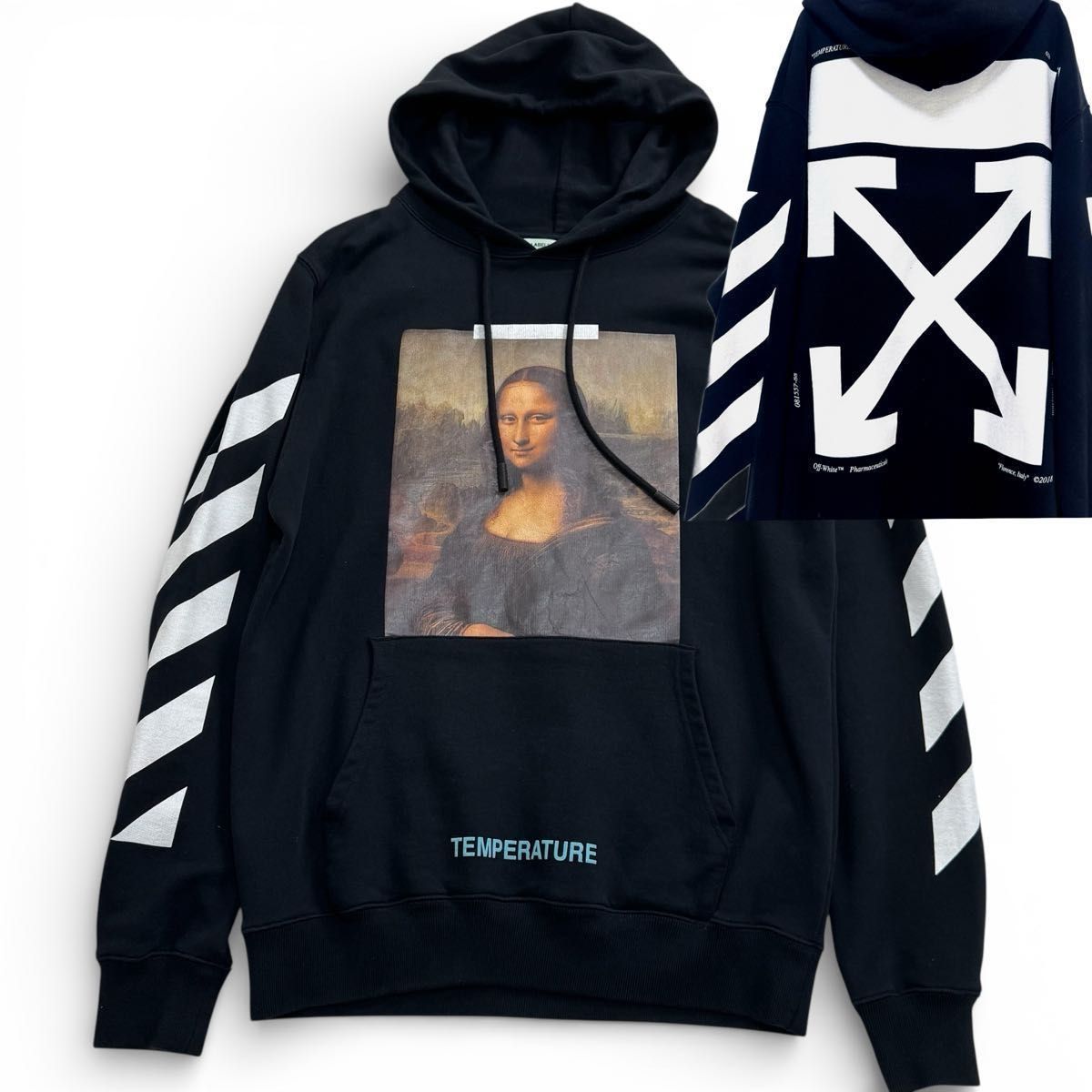 即完売モデル◎OFF WHITE オフホワイト モナリザ パーカー フーディック off white（オフホワイト）の「OFF WHITE DIAG MONALISA HOODIE