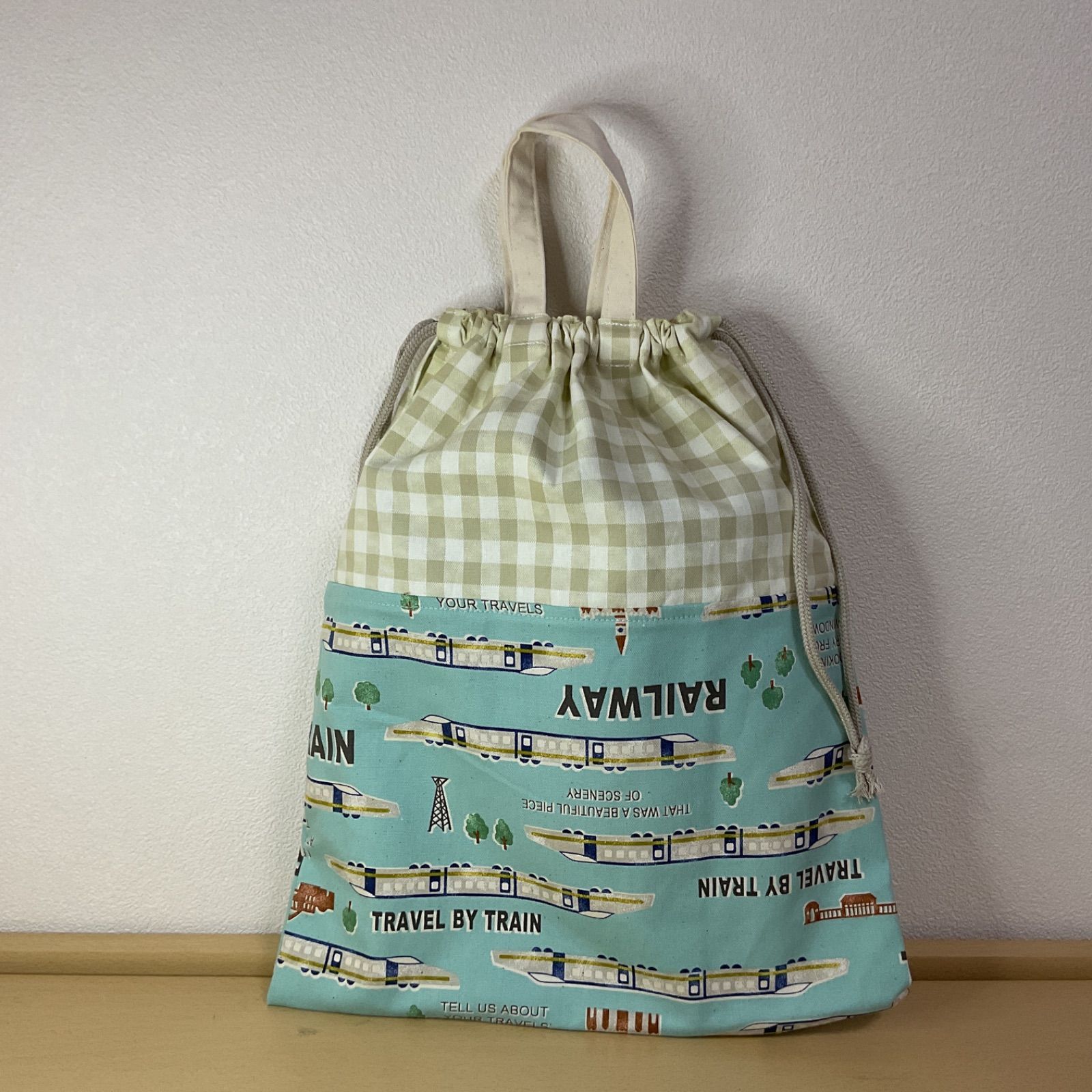 りんこ ハンドメイド レッスンバッグ お着替え袋 お弁当袋 コップ袋 りんこ ハンドメイド レッスンバッグ お着替え袋 お弁当袋 コップ袋