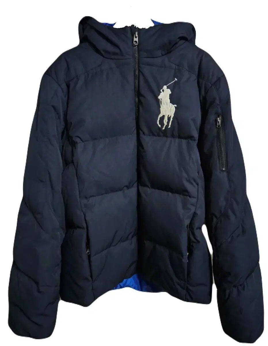 ポロラルフローレン ネイビー ビックポニー ダウン BOYS XL - メルカリ