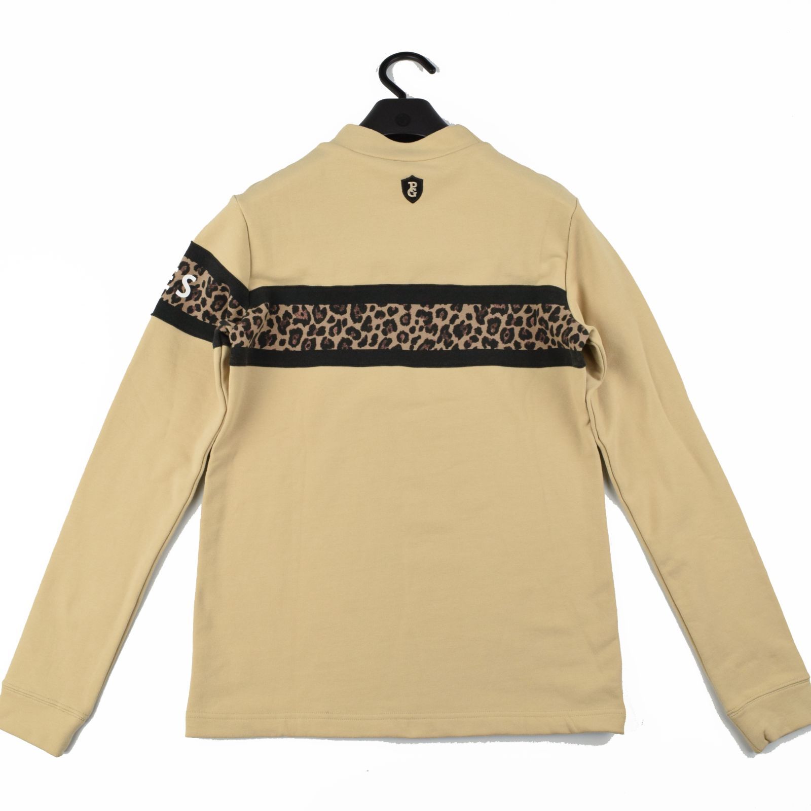 サイズ：1・M・新品】パーリーゲイツ 日本製 コットン裏毛 レオパード