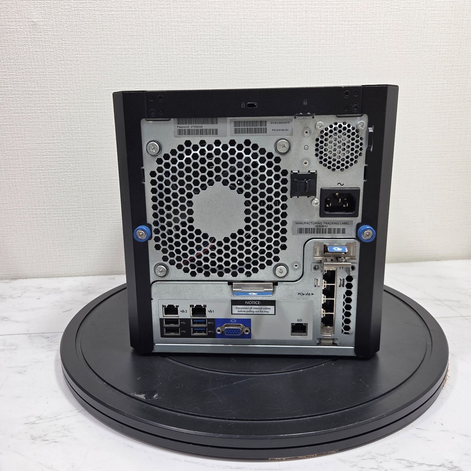 HP ProLiant MicroServer Gen8 / Xeon E3-1265L v2 / メモリ16GB