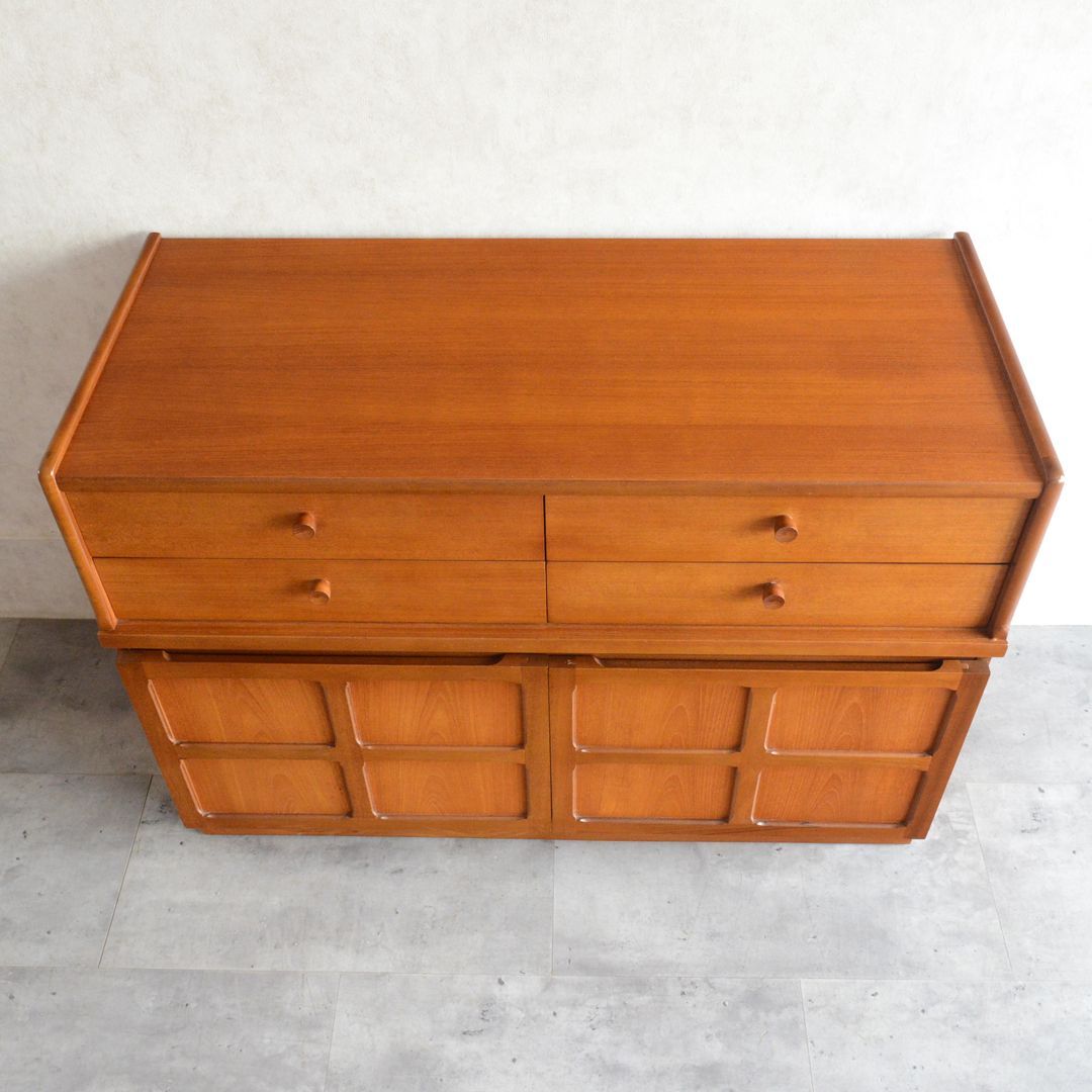 Nathan ネイサン ヴィンテージ チーク キャビネット レコード