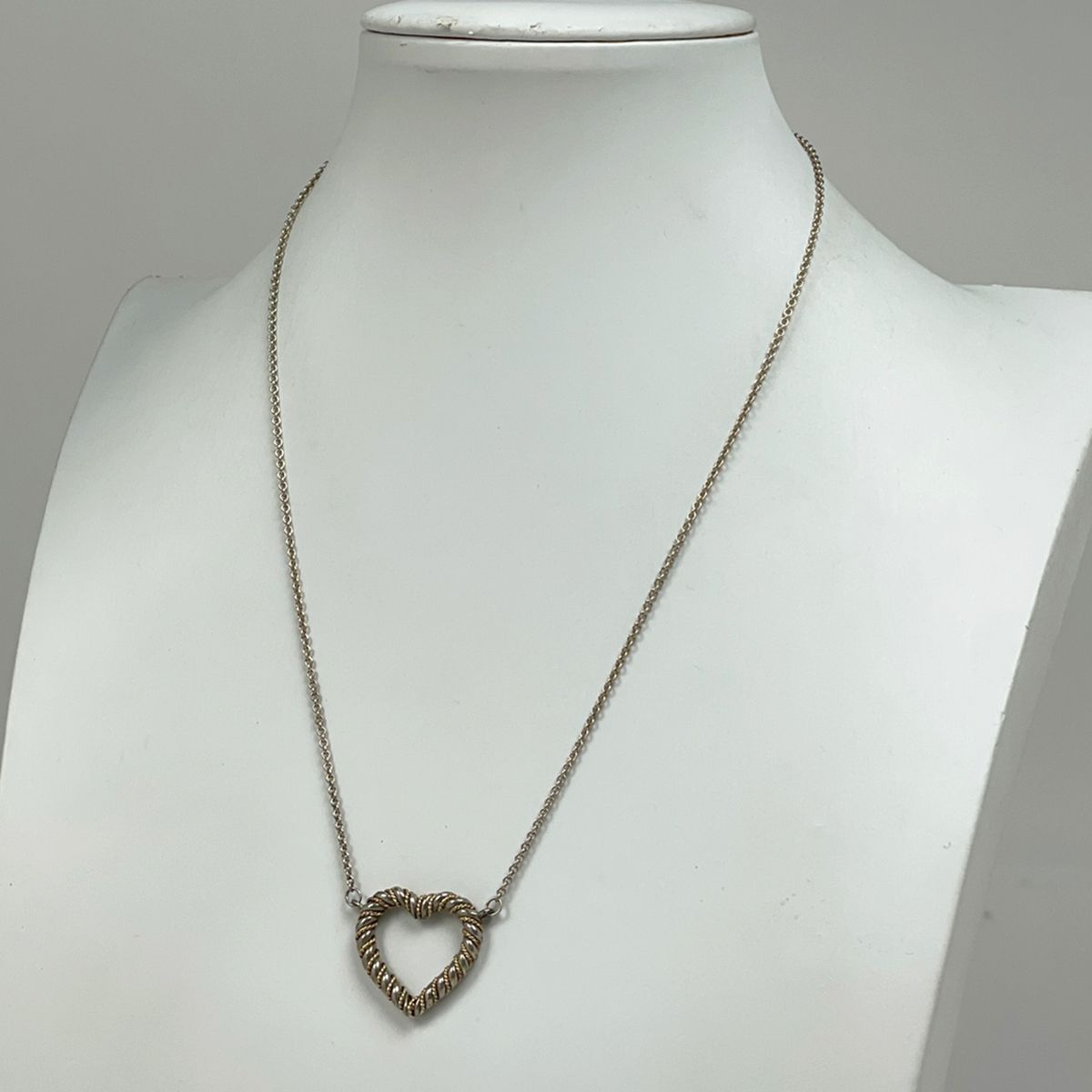 ティファニー TIFFANY&Co. オープンハート ネックレス ツイスト