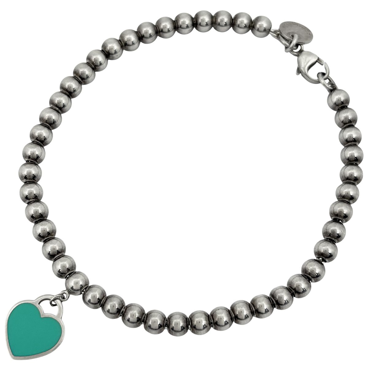 ティファニー TIFFANY&Co. ハート タグ ビーズ ブレスレット リターン 