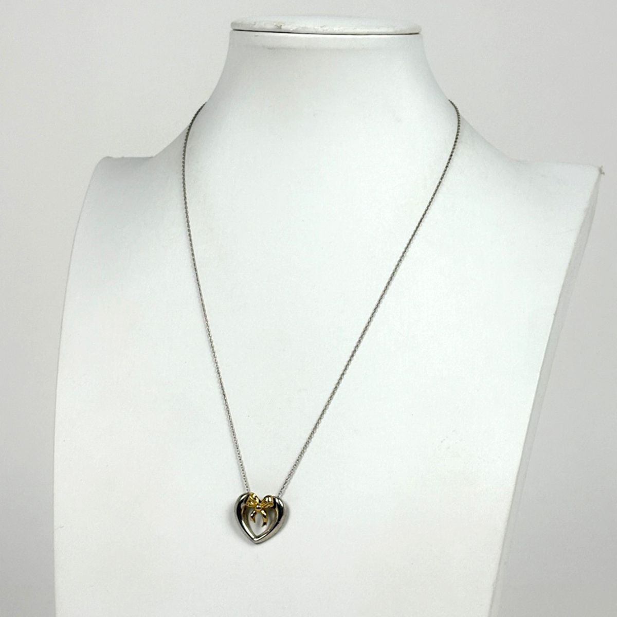 ティファニー TIFFANY&Co. ハートリボン ネックレス ペンダント