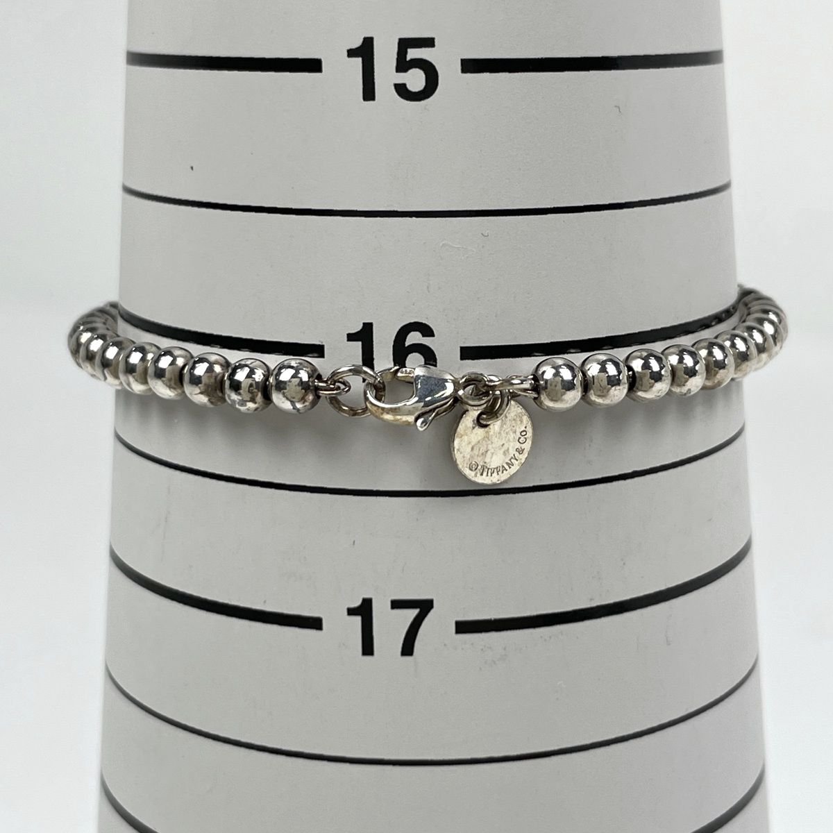 【美品】ティファニー リターントゥ　ハート タグ ビーズ シルバー　ブレスレット TIFFANY＆CO ティファニー リターントゥ ハートタグ ビーズ