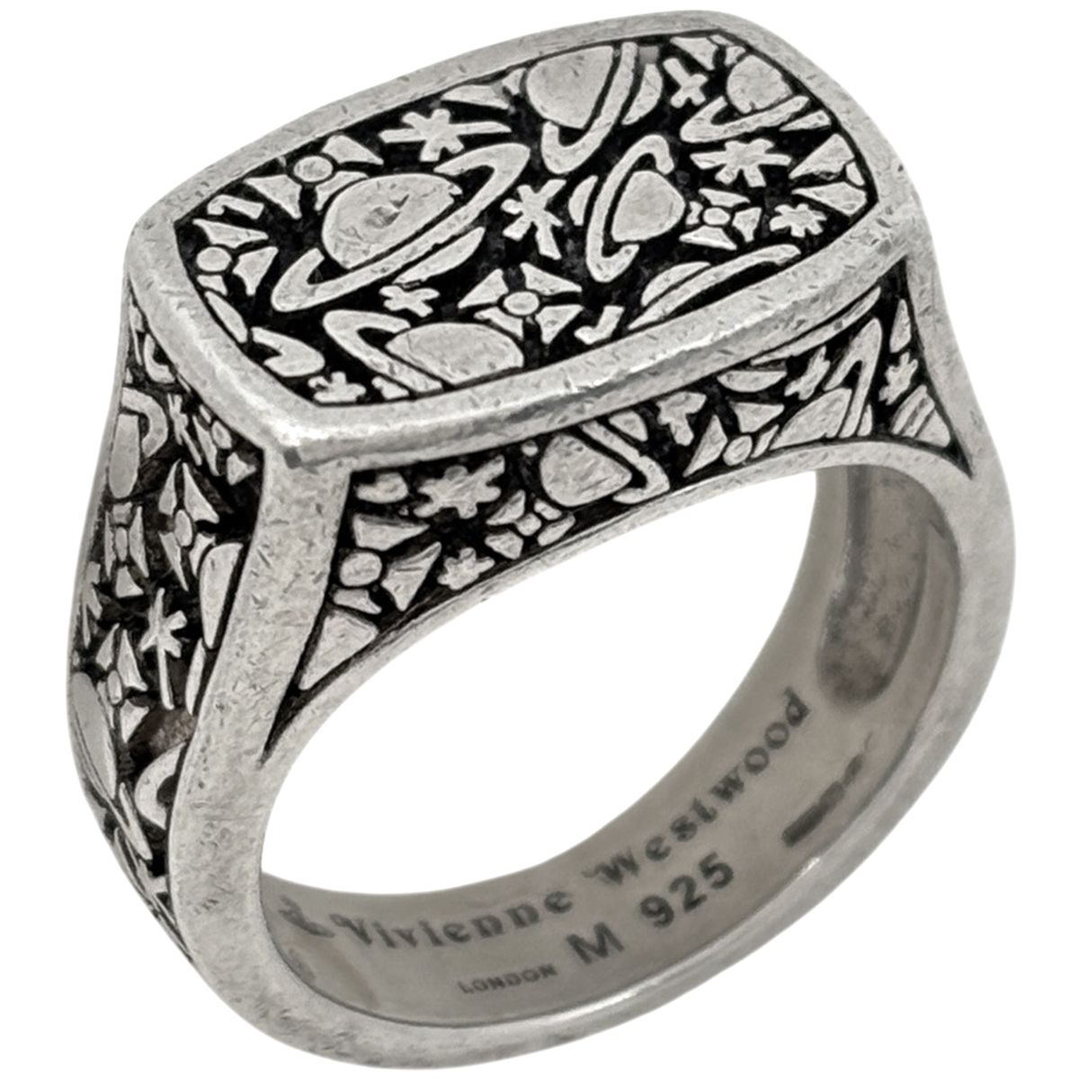 ヴィヴィアンウェストウッド蛇×オーブデザイン シルバーリング　レア廃盤　サイズS ヴィヴィアンウェストウッド蛇×オーブデザイン シルバーリング レア