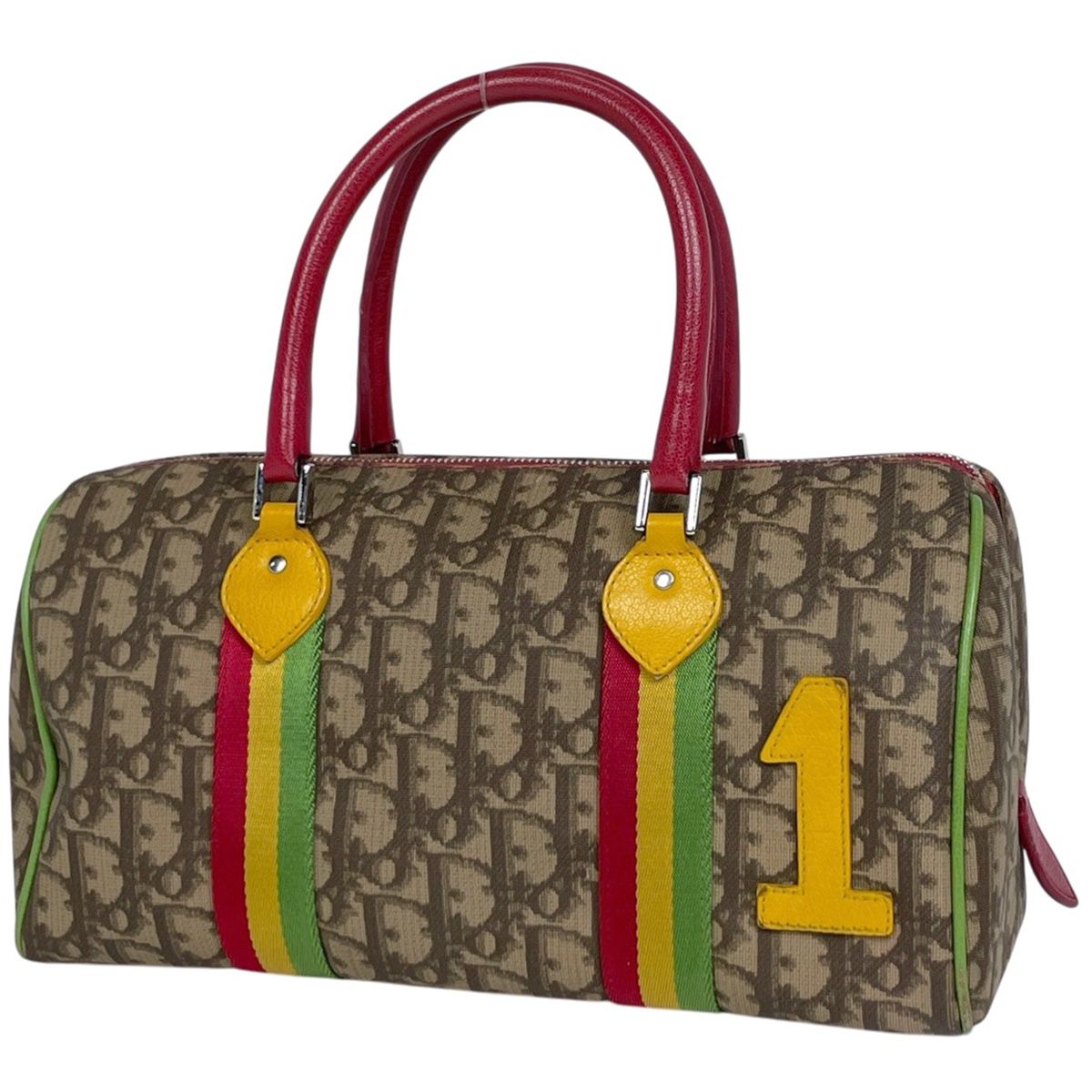 クリスチャンディオール Christian Dior トロッター柄 ハンドバッグ