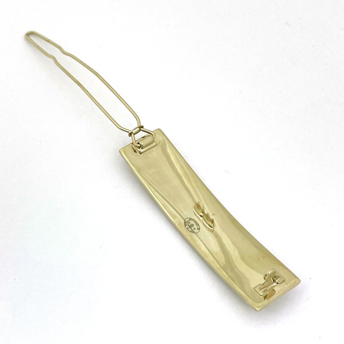 シャネル CHANEL ロゴ バレッタ ヘアアクセサリー 髪留め 髪飾り