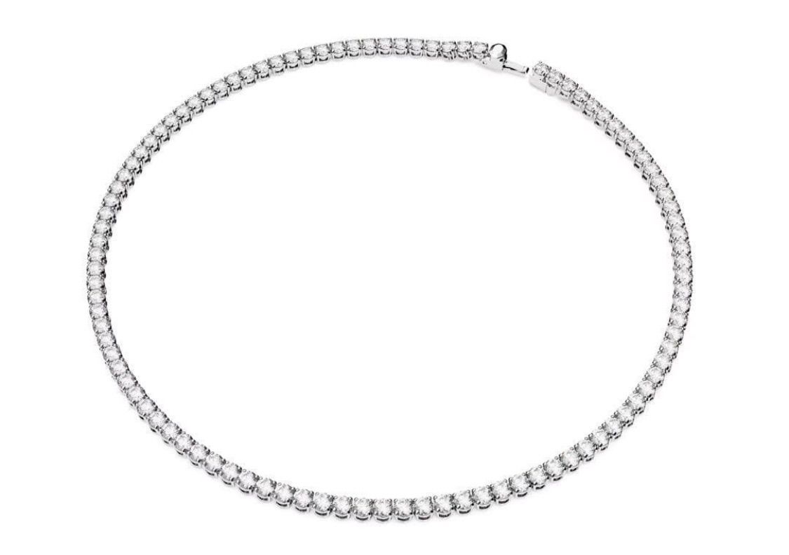 ほぼ新品スワロフスキー Swarovski Matrix Tennisネックレス - メルカリ