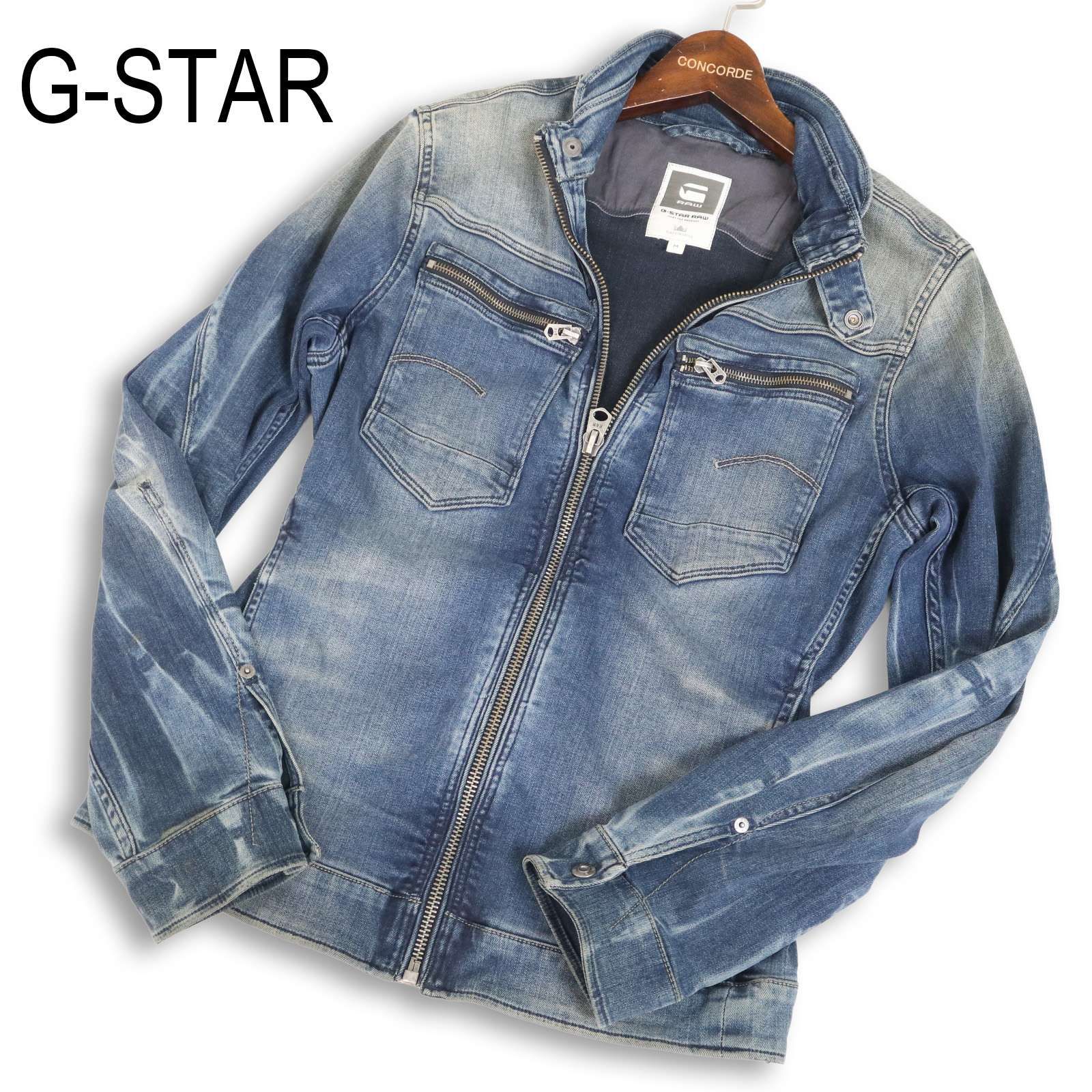 G-STAR RAW ジースター ロウ 【ARC ZIP 3D SLIM JKT】通年 USED加工
