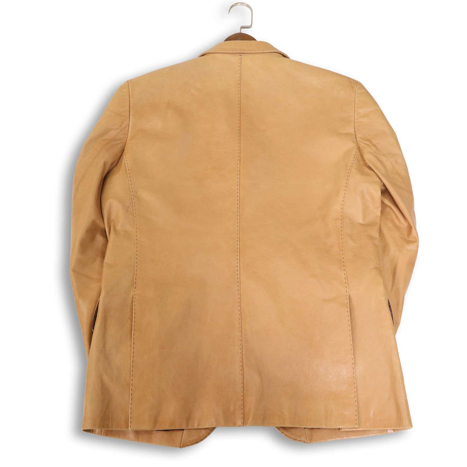 牛革カウレザー /ポールスミス キルティング レザージャケット キャメル Paul Smith COLLECTION ポールスミス コレクション 牛革☆ カウ レザー