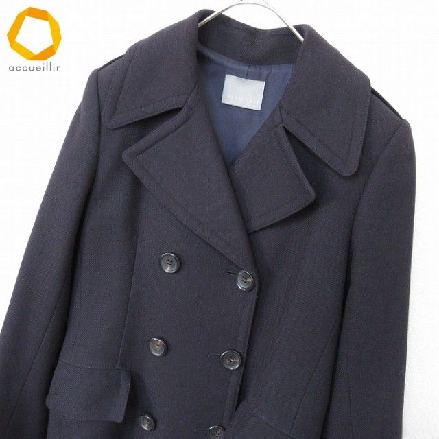 セオリーリュクス theory luxe ダブルチェスターコート ロングコート