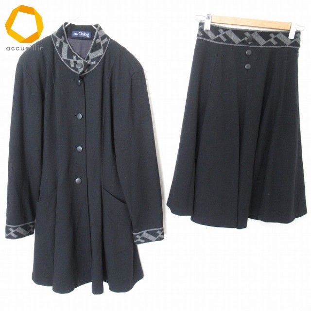 ミスクロエ miss chloe ヴィンテージ セットアップ ロングジャケット 
