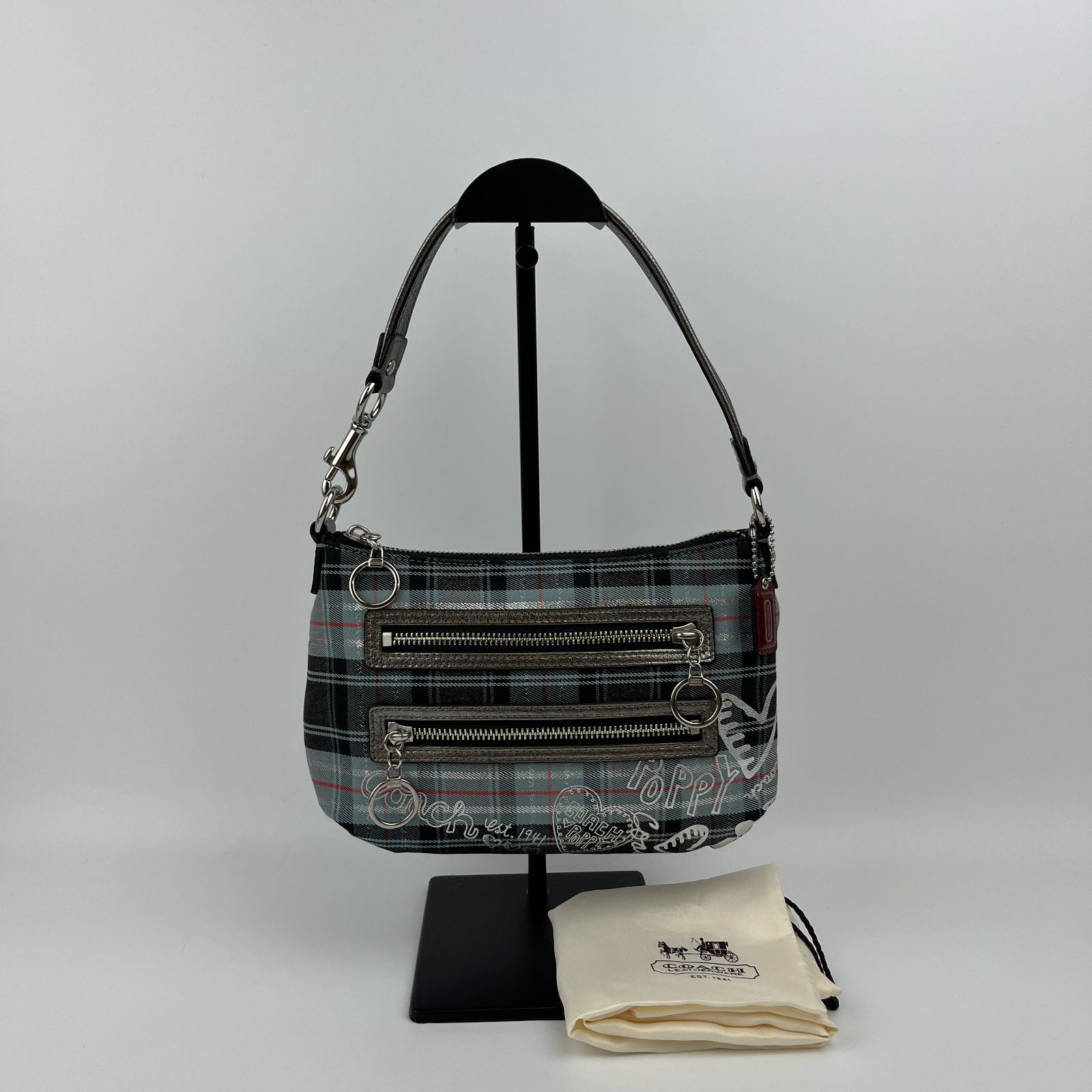 COACH コーチ ハンドバッグ ショルダーバッグ マルチカラー キャンバス 