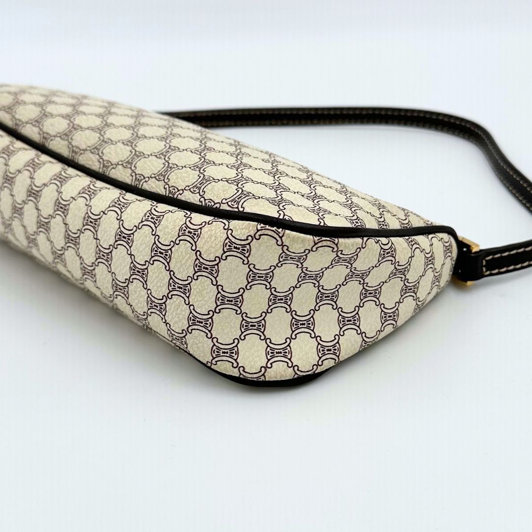 美品】Celine トリオンフ マカダム アクセサリーポーチ ハンドバッグ