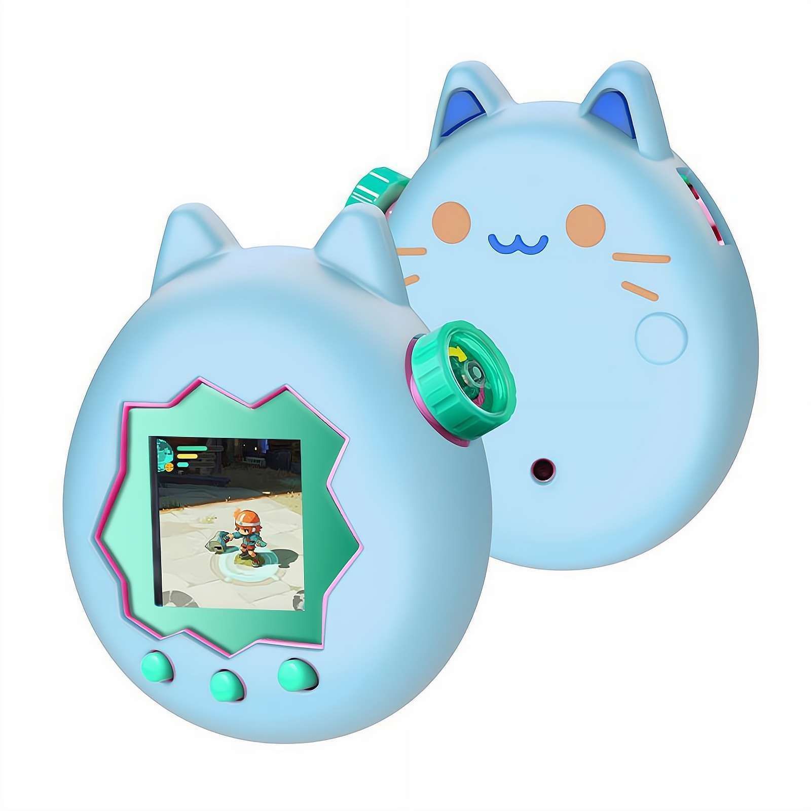 ☆ たまごっちパラダイス 専用保護ケース 猫 ねこ型 シリコン ケース