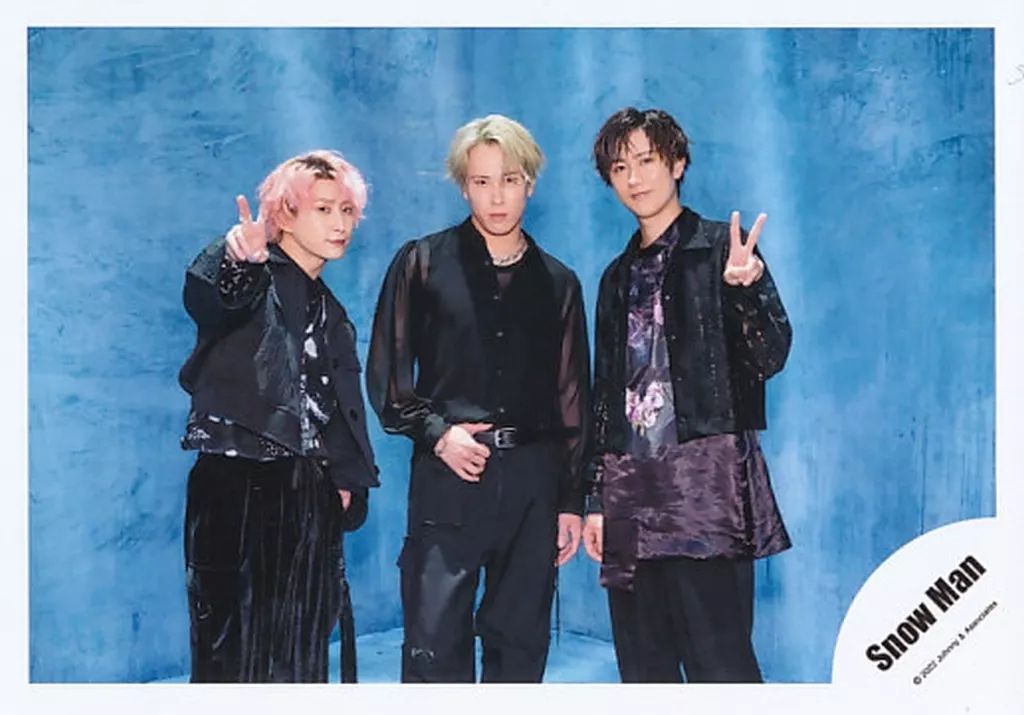 中古】生写真(ジャニーズ) Snow Man/阿部亮平・宮舘涼太・佐久間大介