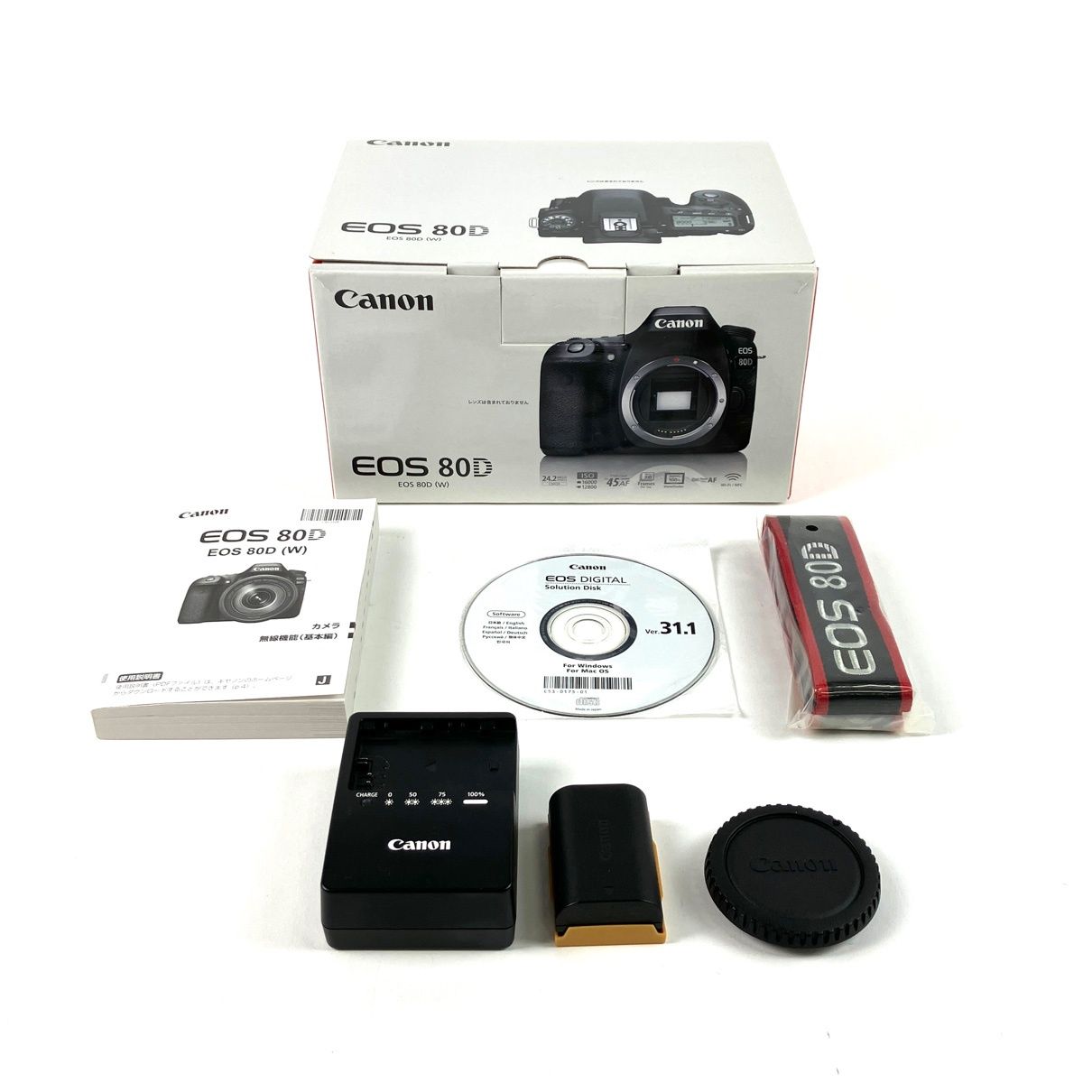 キヤノン Canon EOS 80D ボディ デジタル 一眼レフカメラ 【中古