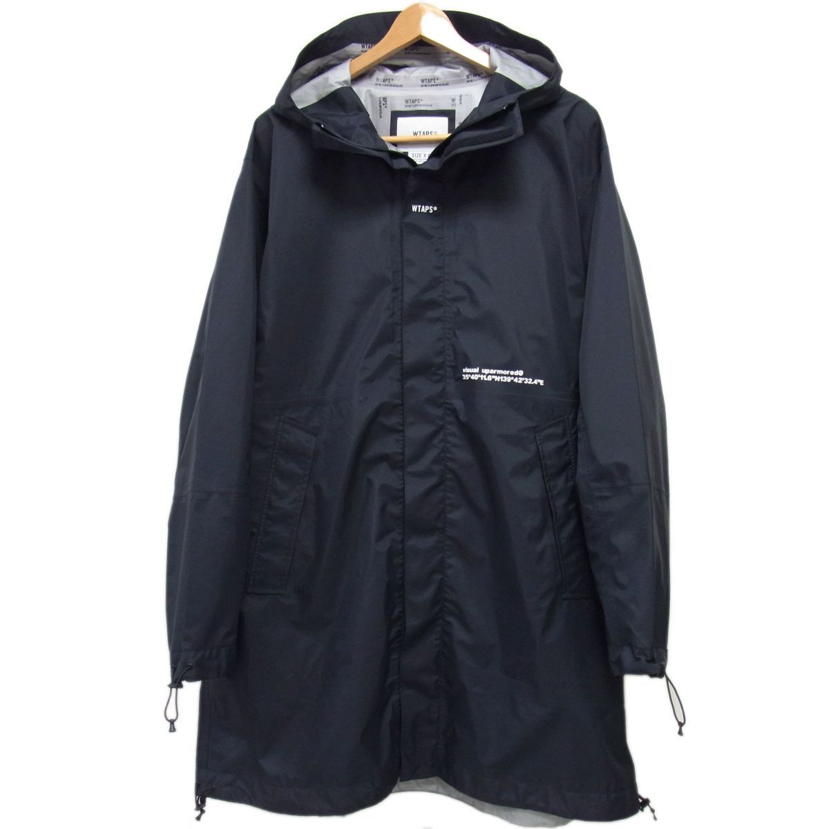 wtaps ダブルタップス　ジャケットフード付　黒　Sサイズ　美品 中古・古着通販】WTAPS (ダブルタップス) JACKET SYNTHETIC B-3