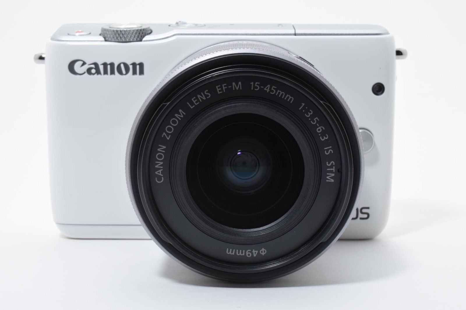 美品】 キヤノン Canon EOS M10 EF-M 15-45mm IS STM ホワイトレンズ