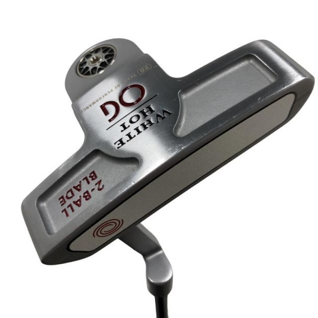 中古】 オデッセイ WHITE HOT OG 2-BALL BLADE 34インチ パター PT