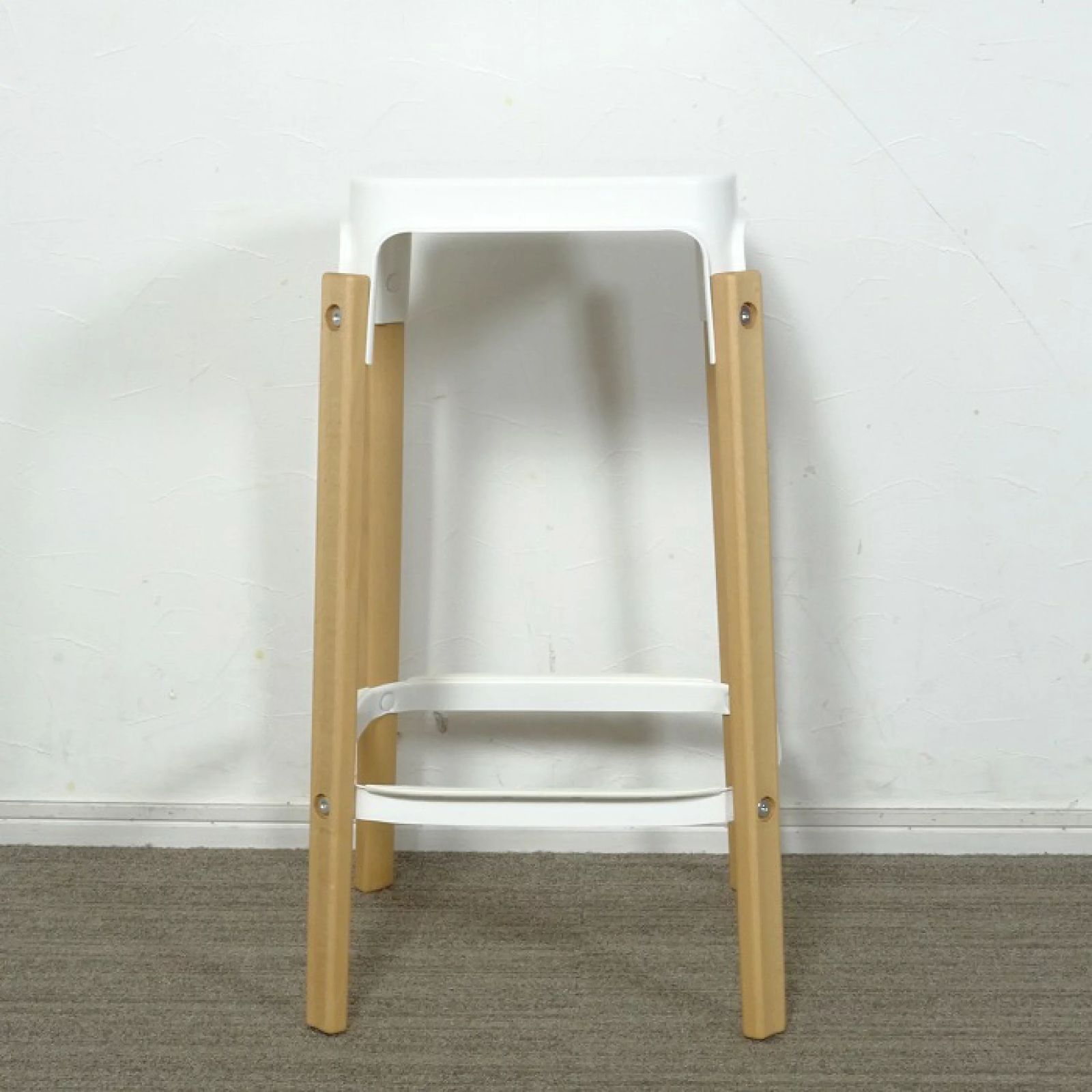 MAGIS マジス スティールウッド スツール SH68 ナチュラルxホワイトp スツール・ウッドスツール・メタルスツール【Steelwood Stool