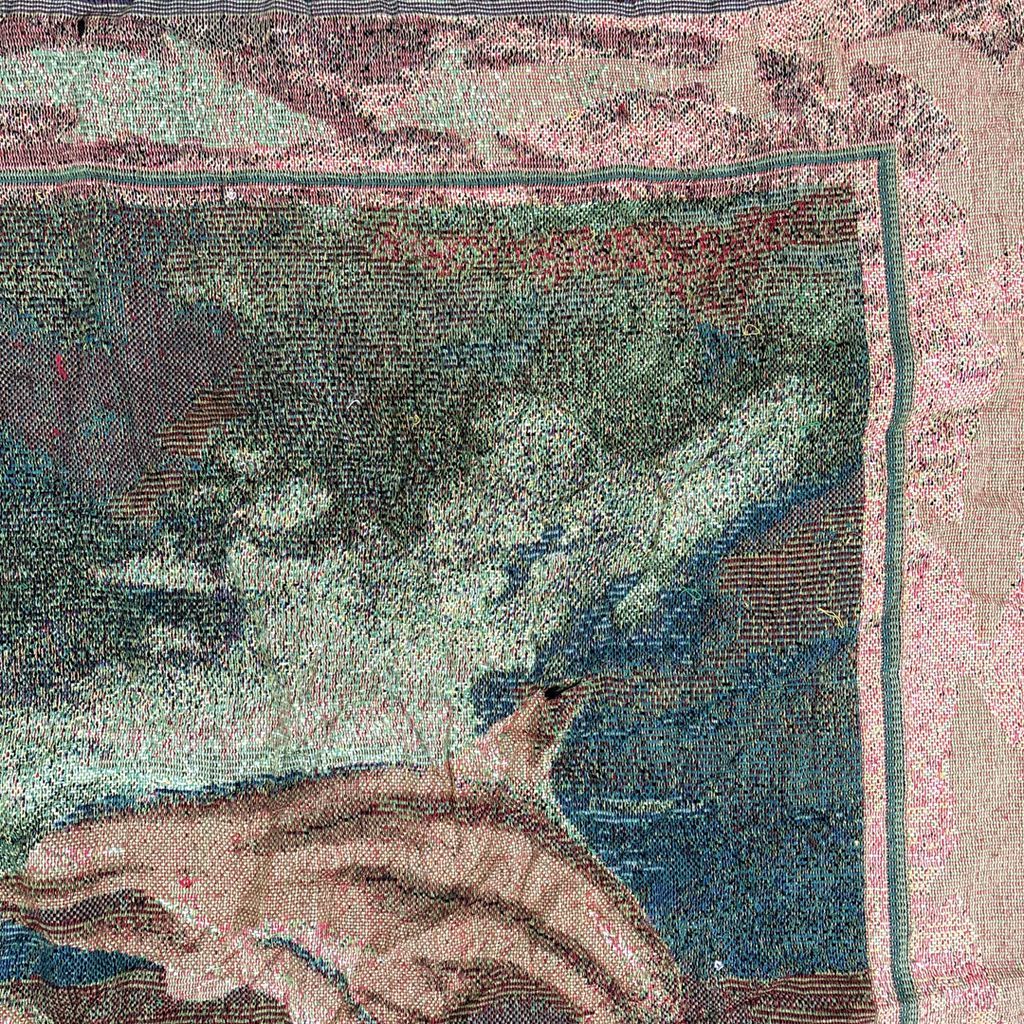 vintageラグ ブランケット マルチカバー タペストリー アニマル 動物