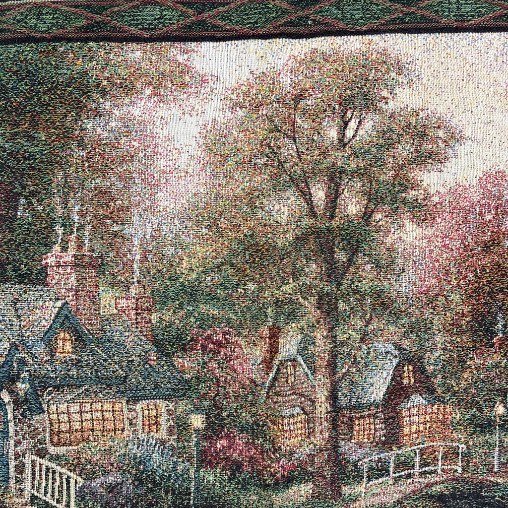 vintageラグ ブランケット マルチカバー タペストリー アート 絵画 USA