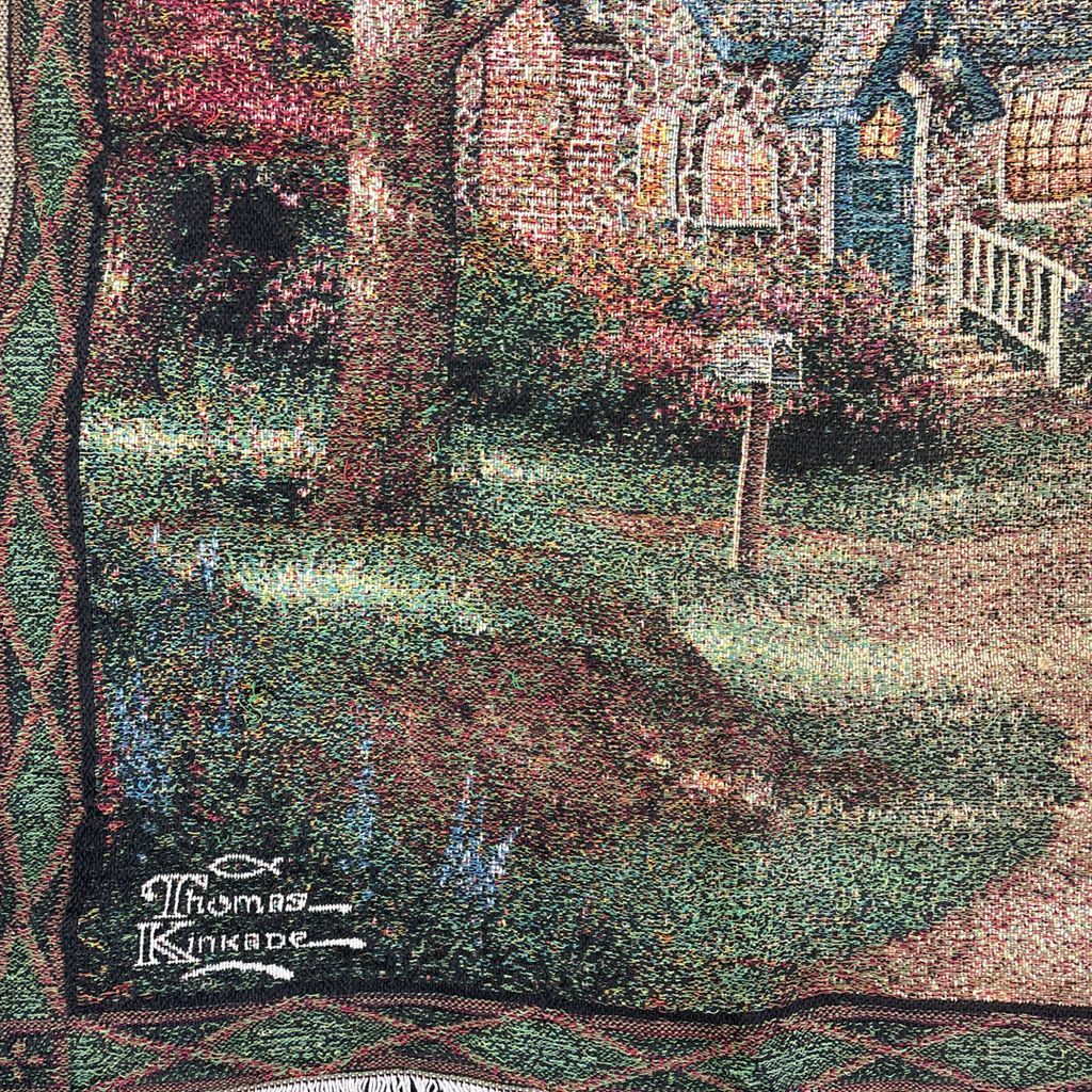 vintageラグ ブランケット マルチカバー タペストリー アート 絵画 USA