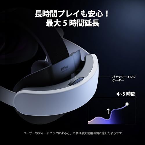  Quest 3S & Kiwi Design バッテリーヘッドセット Amazon.co.jp: KIWI design Quest 3S/3に対応 バッテリーヘッド