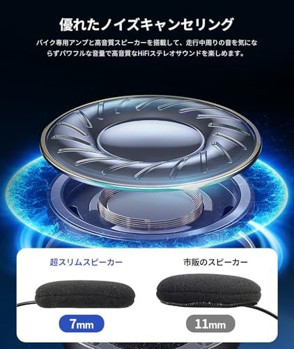 JESIMAIK バイク インカム R16Pro バイク用インカム 音楽ながら通話 FM