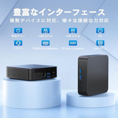 ミニpc 2025新モデル インテル N95 mini pc Windows11 Pro office2024