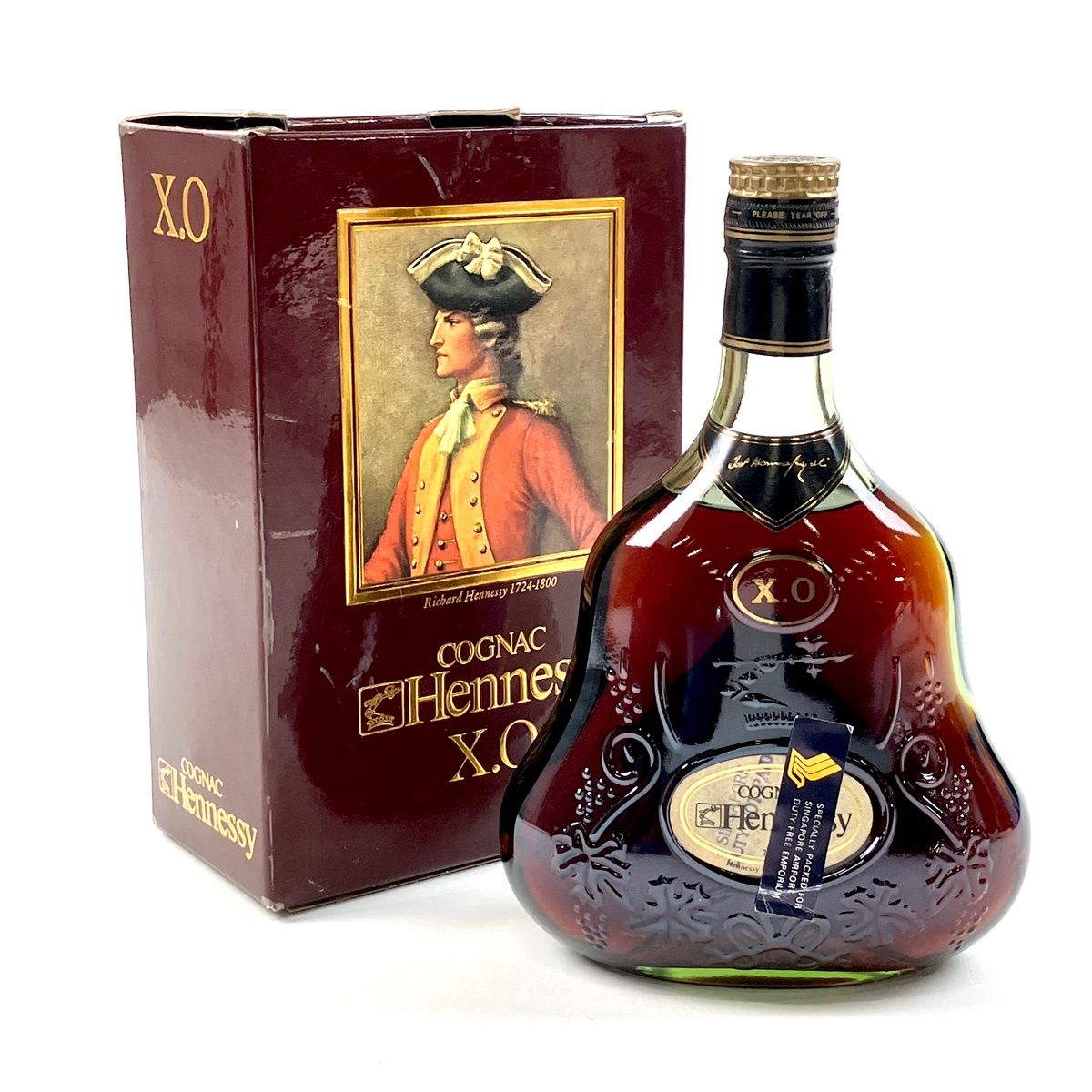 ヘネシー XO 金キャップ グリーンボトル 700ml 古酒 - メルカリ