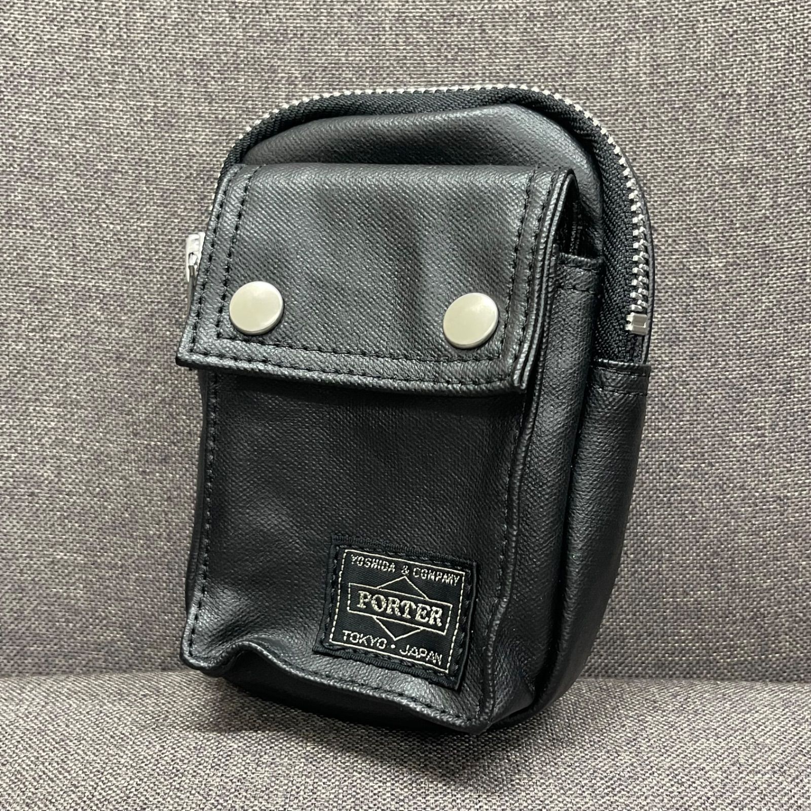 NPA】Porter ポーター 吉田カバン ミニポーチ 小物入れ レザー 革 