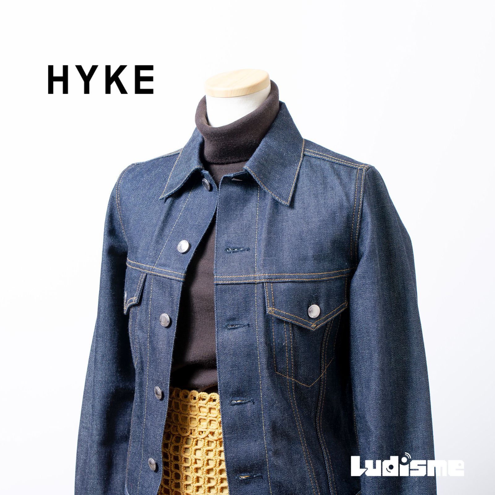 HYKE denim jacket type3 ハイク デニムジャケット DENIM JACKET TYPE3／REGULAR FIT