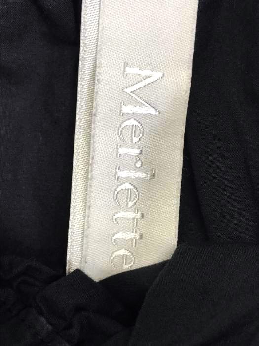 マーレット Merlette ブラックフリルワンピース オフショルダー