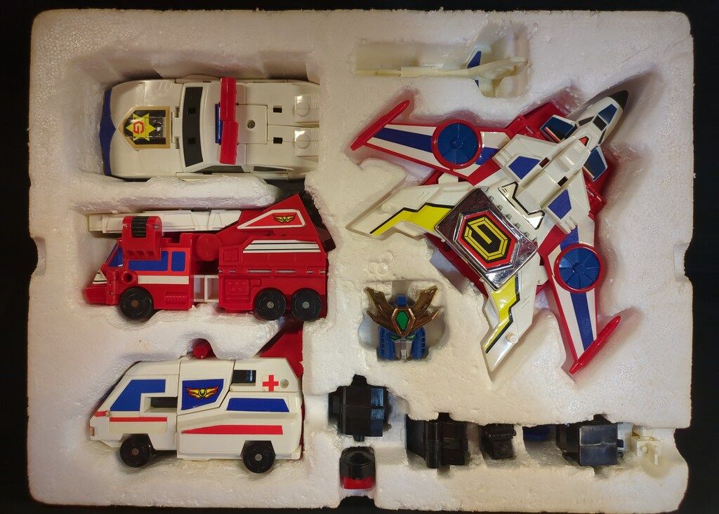 タカラ 太陽の勇者ファイバード 4体合体スーパーガーディオン - メルカリ